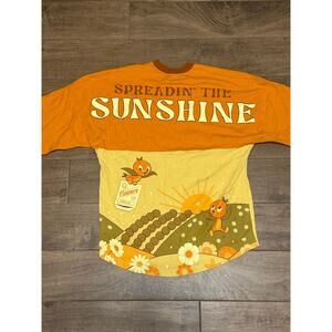 Disney Park 2023 Epcot Flower Garden Festival Orange Bird Spirit Jersey Size S